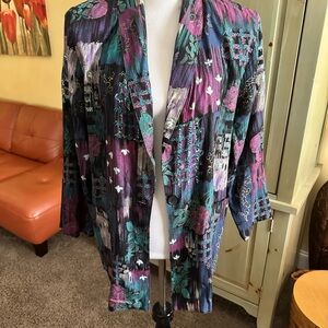 Vintage Colorful Abstract Blazer